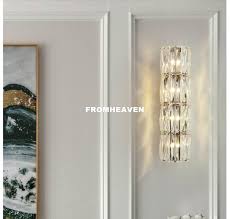 Free Shipping Modern Crystal Wall Lamp Decora Bedroom Crystal Wall Sconce Led Lights Wireless Wall Lamp For Living Room Lighting Sconce Lighting Fixtures Wall Sconce Lighting Fixtureslamp Wall Sconces Aliexpress
