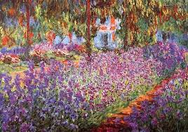 À giverny, dans l'eure, le jardin des plumes prend ses quartiers au cœur d'un vaste parc arboré. Artist S Garden Of Irises Claude Monet Oil Painting Reproductions And Prints