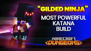 Ninjago (previously known as ninjago: Gilded Ninja Overpowered Master S Katana Sword Build Minecraft Dungeons Youtube