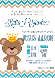Invitacion Baby Shower Nino Baby Shower Invitations For Boys Unisex Baby Shower Invitaciones Baby Shower
