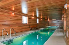 The interior pool includes a feel that not much else can take on. 12 Modern Indoor Pools Indoor Pool Design Indoor Swimming Pool Design Small Indoor Pool