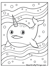 Narwhal coloring page at primarygames free narwhal coloring page printable. Narwhal Coloring Pages Updated 2021