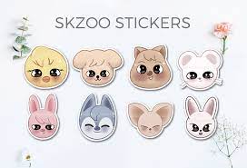 Stray Kids Stickers SKZOO Wolfchan Leebit Dwaekki - Etsy