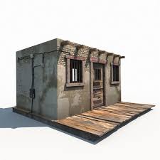 Western Jail Low Poly Wild West Old Western Towns Low Poly