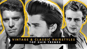 A blast to the past is our theme for today's classic men's hairstyles. Vintage Classic Hairstyles To Try During Quarantine Slick Backs Combovers Youtube