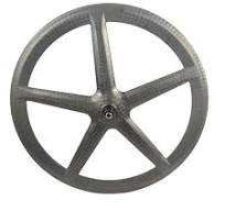 Custom 5 Spoke Carbon Track Wheels 21mm Width Bike Wheel ...