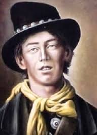 Billy the Kid aka William H. Bonney. New Mexico. 1880.