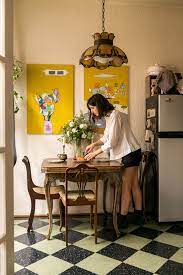 An Old World Inspired Small Shared Studio In La In 2020 Apartment Therapy House Tours Apartment Room Apartment Therapy Living Room