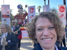 Five local band teachers marching in Macy's Thanksgiving Day parade