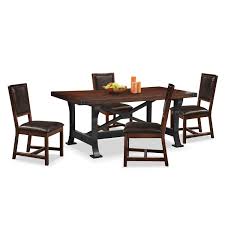 Dining tables are essential for every home. Newcastle Dining Table And 4 Side Chairs Value City Furniture