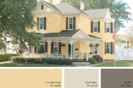 Yellow exterior color schemes are not always about using a bright yellow hue. 25 Inspiring Exterior House Paint Color Ideas Exterior Paint Colour Ideas