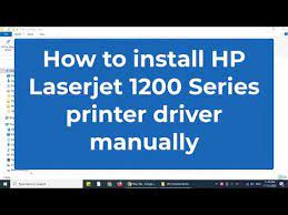 Hp laserjet 1200 printer series, full feature software and driver downloads for microsoft windows and macintosh operating systems. How To Install Hp Laserjet 1200 Series Printer Driver Manually By Using Its Basic Driver Youtube