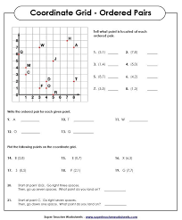 Coordinate Grids Worksheets 5th Grade Ordered Pairs And Coordinate Plane Worksheets In 2020 Coordinate Plane Worksheets Coordinate Grid Super Teacher Worksheets