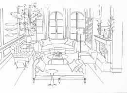 What Rachparcell S Future Living Room Will Look Like With A Few Extra Surprises Watch Our Stories Interior Design Sketches Drawing Interior Interior Sketch