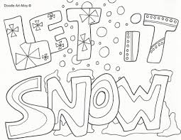 When it gets too hot to play outside, these summer printables of beaches, fish, flowers, and more will keep kids entertained. Christmas Coloring Pages Doodle Art Alley