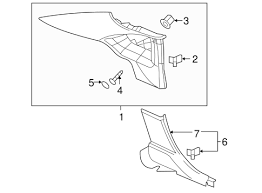 Impala, impala limited image placeholder · windshield trim · 23312101. Interior Trim Quarter Panels For 2015 Chevrolet Impala Limited Tascaparts Com