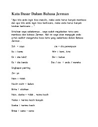 Belajar mengenai adjective clause sangat penting mengingat bahwa kadang dalam kalimat bahasa inggris menggunakan kalimat yang komplek sehingga bisa membingungkan anda. Doc Kata Dasar Dalam Bahasa Jerman Alidi De Academia Edu