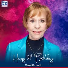 🎂 HAPPY 90TH BIRTHDAY TO CAROL BURNETT This legendary lady has long been  one of my favorites. May the laughter continue for years to come. ❤️