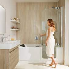 Artweger Twinline 2 Duschaufsatz Fur Badewanne Mit Wannentur T2g8182wsekws Badexo De
