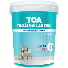 Sơn nội thất Toa Thoải Mái Lau Chùi siêu bóng - 18L
