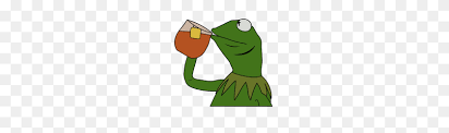 Kermit the frog sipping tea coloring page. Kermit Sipping Tea Meme King But That S None Of My Kermit Png Stunning Free Transparent Png Clipart Images Free Download