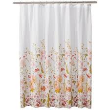 Threshold Wild Flower Shower Curtain Pink Flower Shower Curtain Flower Shower Bird Shower Curtain