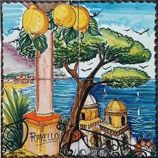 Maybe you would like to learn more about one of these? Hand Painted Tile Mural Ravello Italy Ceramic Tile Mosaic Etsy In 2021 Tile Murals Painting Tile Hand Painted Tile