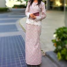 Muslimah women printed moden fashion baju kurung material : Nana Patricia Where Ideas Come To Life Dressypat18 English Cotton Baju Raya