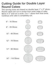 9 Round Cake Cutting Guide For Cakes Photo Round Wedding
