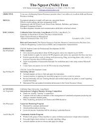 HR Resume