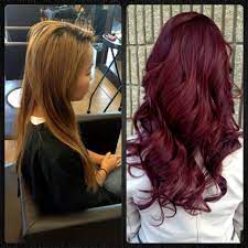Aoc Salon Sarah M The Formula Used Was Mask Color 5mv Red Intensifier Violet Intensifier 2 Hair Color Formulas Red Violet Hair Color Hair Color Chart
