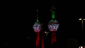 أبراج الكويت في العيد الوطني هلا فبراير kuwait towers in the national day projects to try novelty lamp projects