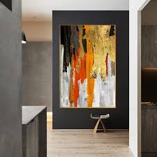 To separate the painting from the block, insert a dull palette knife into the gap in the binding and run it around all four edges. Abstract Gold Color Block Painting Foil Poster Print Quadro Wall Art For Living Room Aisle Canvas Art Nordic Wall Canvas Home And Decoration