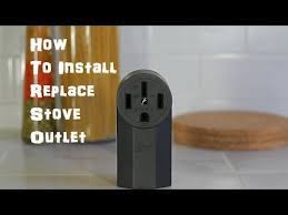 To answer winnie, i didn't measure it but it is a 220 standard stove outlet. How To Install Replace Stove Range Outlet Youtube