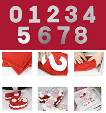 The tops can be decorated with piped designs, or various candies, cookies, or flowers. Buying Guide Raynag 0 8 Number Cake Stencils Flat Plastic Templates Cutti