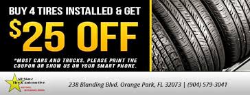 When was the last time you had your vehicle's tires changed or rotated? Tires Coupons All Starz Tire Automotive