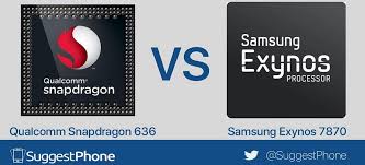 Samsung Exynos 7870 Vs Qualcomm Snapdragon 636 Detailed