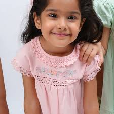 Olivia Pink Embroidered Dress