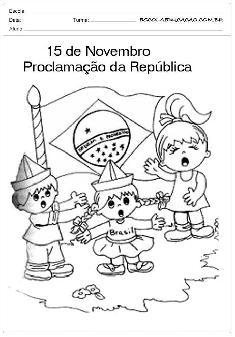 Resultado de imagem para atividades proclamação da república"