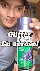 Glitter en aerosol #juanchomirandaarte #diy #craft
