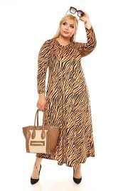 Buyuk Beden Desenli Kadife Elbise Gold Zebra Elbise Moda Stilleri Kadife