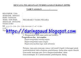 Check spelling or type a new query. Contoh Rpph Paud Daring Semester 2 Tema Negaraku Daring Paud
