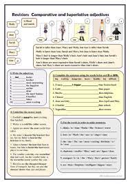 Make sentences with the comparative form of these adjectives. Revision Comparative And Superlative Adjectives English Esl Worksheets For Distance Learning And Physical Classrooms