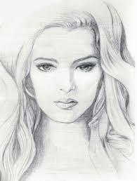 Beginner Black And White Portrait Drawing Image Result For Easy Drawings For Beginner Artists Pencil Sketches Of Faces Female Face Drawing Face Sketch