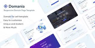 Domania Responsive Domain Template By Themesdesign Themeforest