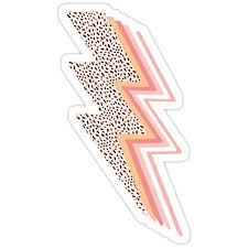 Find the best lightning bolt wallpaper on wallpapertag. Lightning Bolt Aesthetic Pink Sticker In 2021 Sticker Design Inspiration Cheetah Print Wallpaper Preppy Stickers