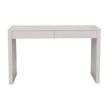 The audrey white lacquer desk, gold glam office desk, modern chic contemporary desk is perfect for any modern or contemporary room. 72 Off Cb2 Cb2 Runway White Lacquer Desk Tables