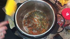 To avoid dried out chicken in our soup, in our recipe we remove the breast and thigh meat from the bones that we plan on using in the. Instant Pot Chicken Noodle Soup Youtube