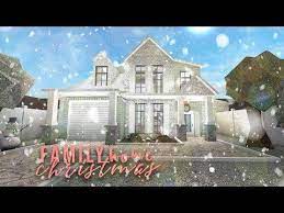 Roblox Bloxburg Cheap Family Christmas Home Speedbuild Youtube Roblox Bloxburg House Bloxburg Houses Roblox Bloxburg House Ideas