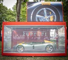 The ferrari icons are on display for the public to see in berkeley square gardens, mayfair, from until thursday 11 july are as follows: H R Owen Ferrari Opens New Showroom In Berkeley Square Mayfair London Conceptcarz Com